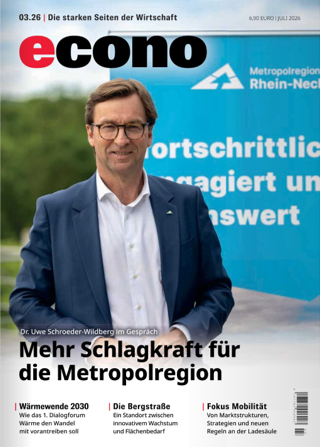 Cover of German business magazine econo issue 3/26