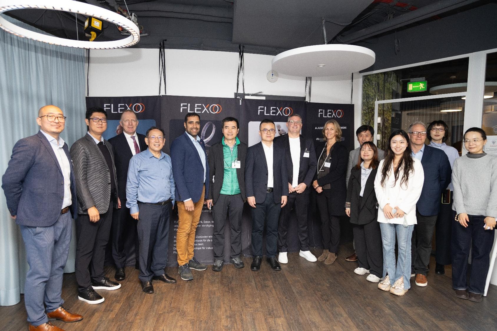 Group of people gathered together for a picture